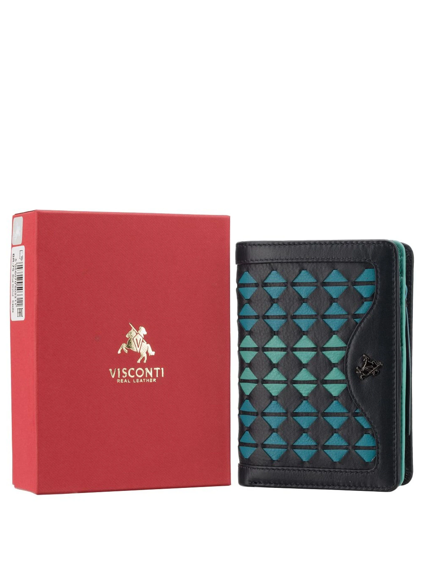 Гаманці Visconti модель BR75 BLUE/ORCHID Фото