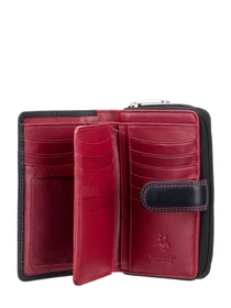 Гаманці Visconti модель CD22 BLK/RED Фото