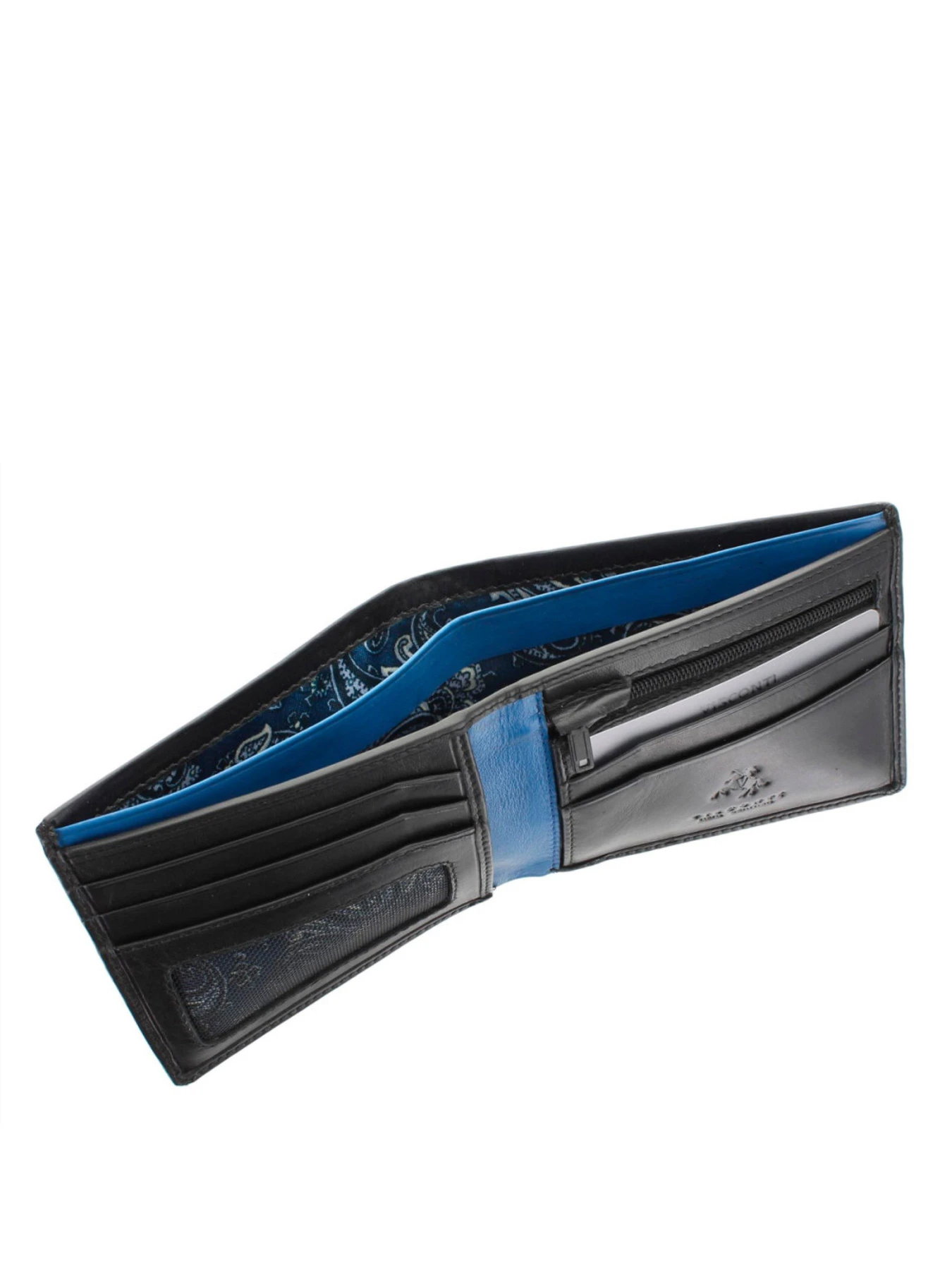 Кошельки Visconti модель PM101 BLK/BLUE Кошельки Visconti модель PM101 BLK/BLUE Фото