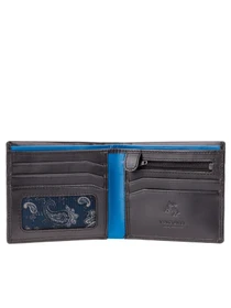 Кошельки Visconti модель PM101 BLK/BLUE Фото