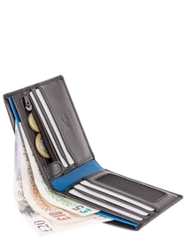 Кошельки Visconti модель PM101 BLK/BLUE Фото
