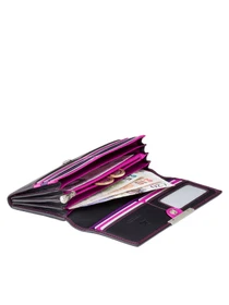 Гаманці Visconti модель R11 BLK/BERRY Фото