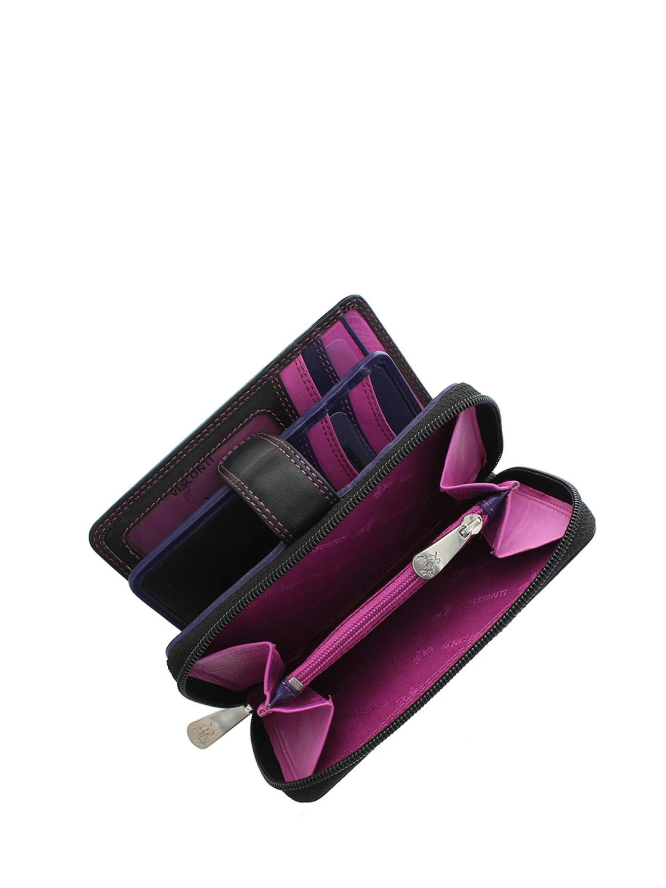 Кошельки Visconti модель R13 BLK/BERRY Кошельки Visconti модель R13 BLK/BERRY Фото