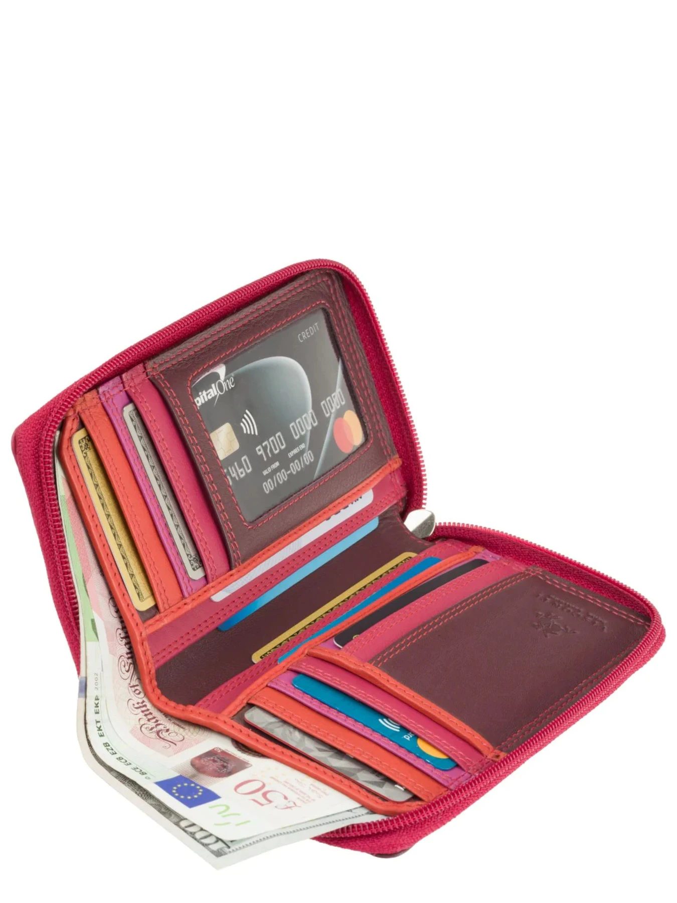 Гаманці Visconti модель RB98 PLUM MULTI Гаманці Visconti модель RB98 PLUM MULTI Фото