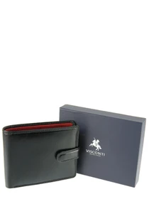 Гаманці Visconti модель TR35 BLK/RED Фото