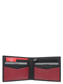 Гаманці Visconti модель VSL20 BLK/RED Фото