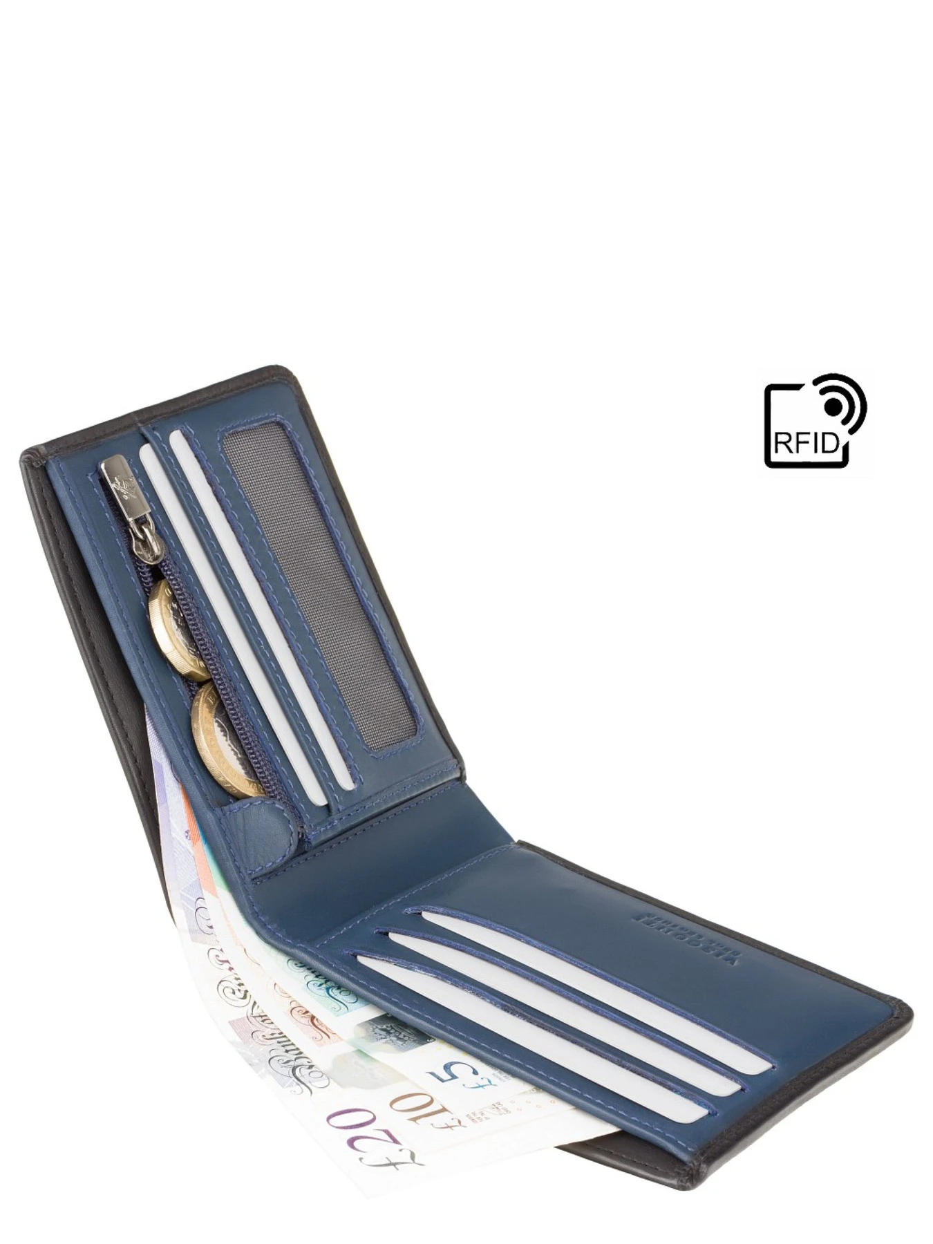 Кошельки Visconti модель VSL33 BK/ST BL Фото