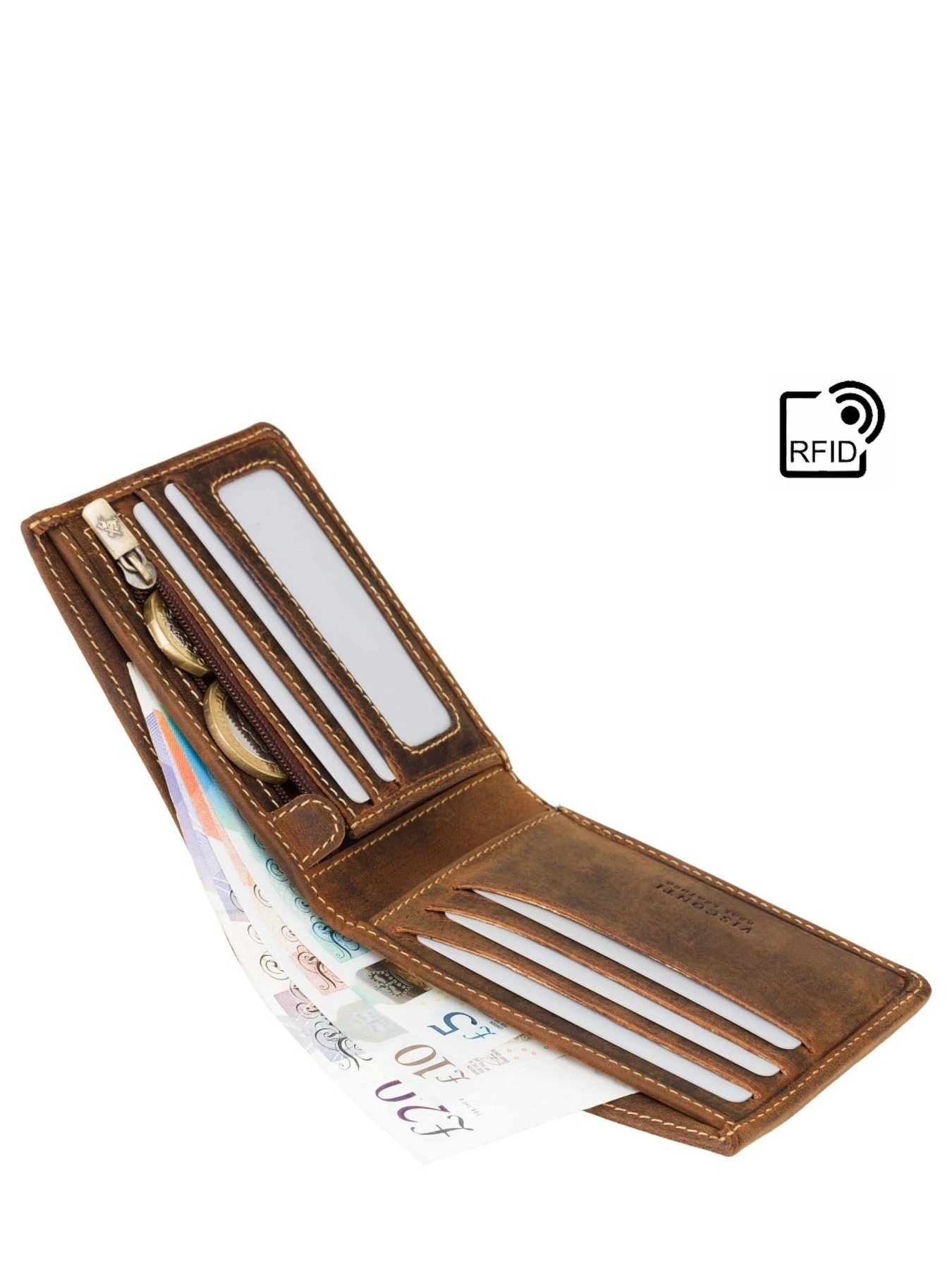 Гаманці Visconti модель VSL33 OIL TAN Фото