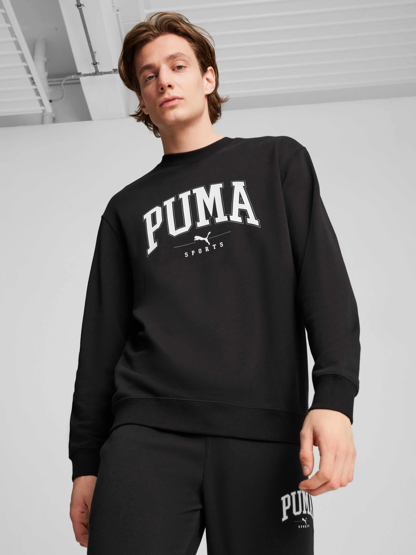 Худі та світшоти PUMA Squad Crew модель 681795 Фото