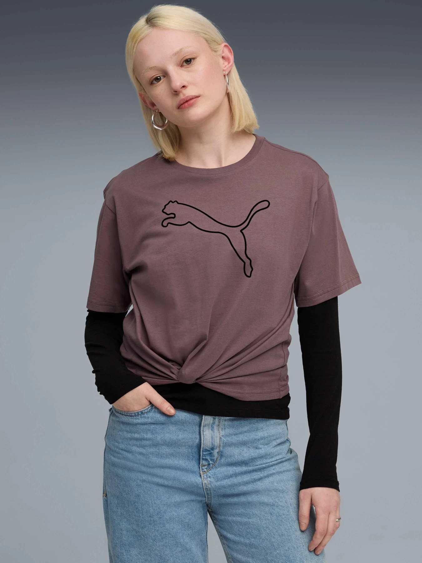 Футболки і поло PUMA Her Relaxed Graphic Tee модель 688149 Фото