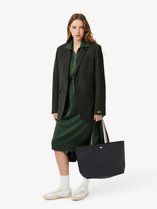 Lacoste Шопер колір чорний фото 3