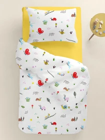 Детское постельное белье в кроватку BEES Cosas модель BeesRed_El80-99Summer_140 Фото