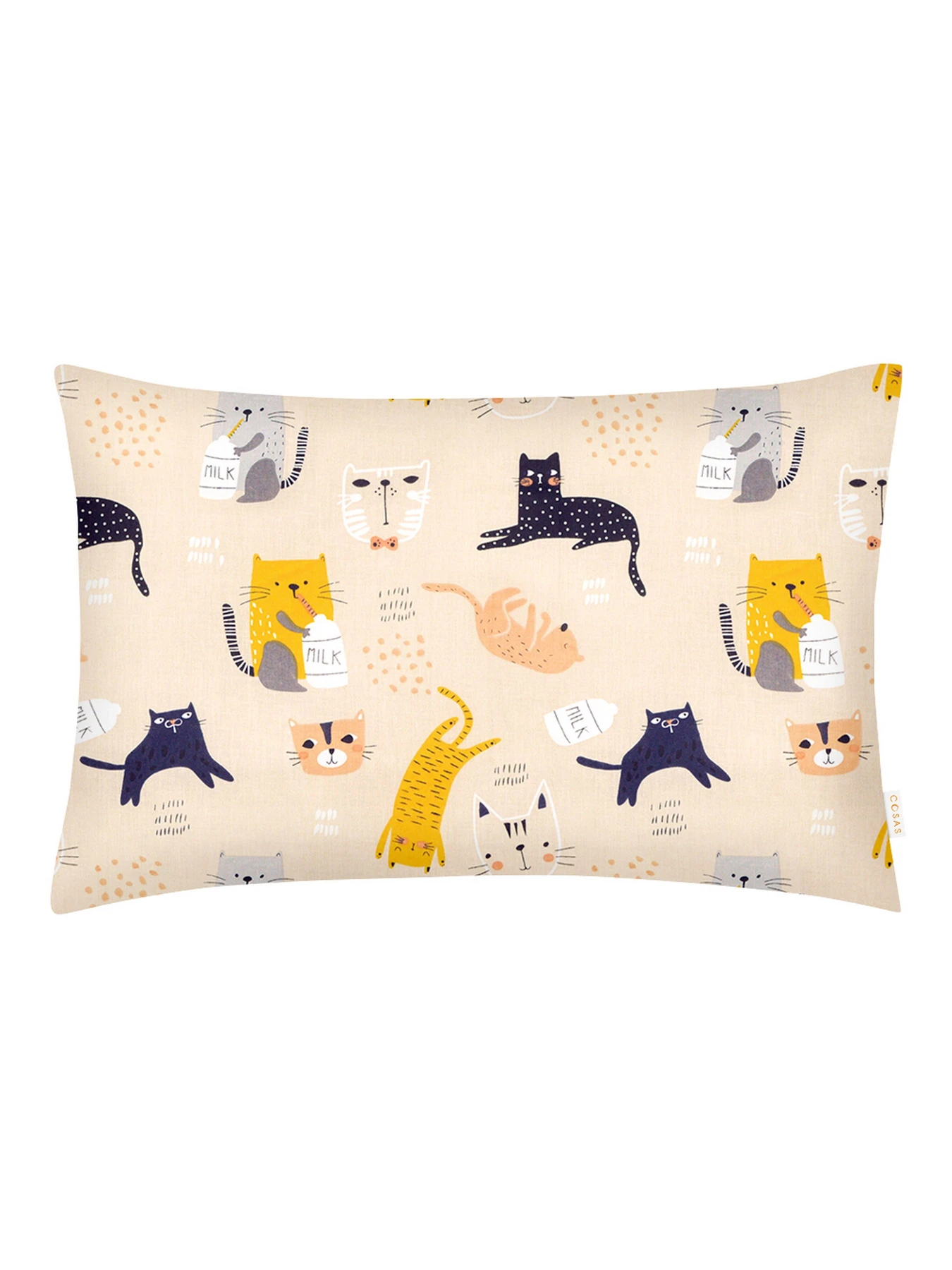 Дитяча постільна білизна в ліжечко CATS Cosas модель CatsMilkRose_El80-16Mustard_140 Дитяча постільна білизна в ліжечко CATS Cosas модель CatsMilkRose_El80-16Mustard_140 Фото