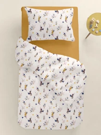 Дитяча постільна білизна в ліжечко SUMMER GARDEN Cosas модель FlowersBavovna_16Mustard_140 Фото