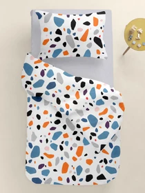 Детское постельное белье в кроватку GEMSTONES Cosas модель StoneOrangeBlueWhite_Grey_140 Фото