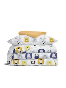 Дитяча постільна білизна в ліжечко ANIMALS Cosas модель AnimalsColorGrey_Honey11_140 Фото