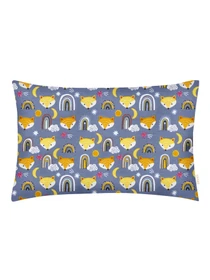 Детское постельное белье в кроватку FOX Cosas модель FoxRainbowSteel_LineYellow_140 Фото