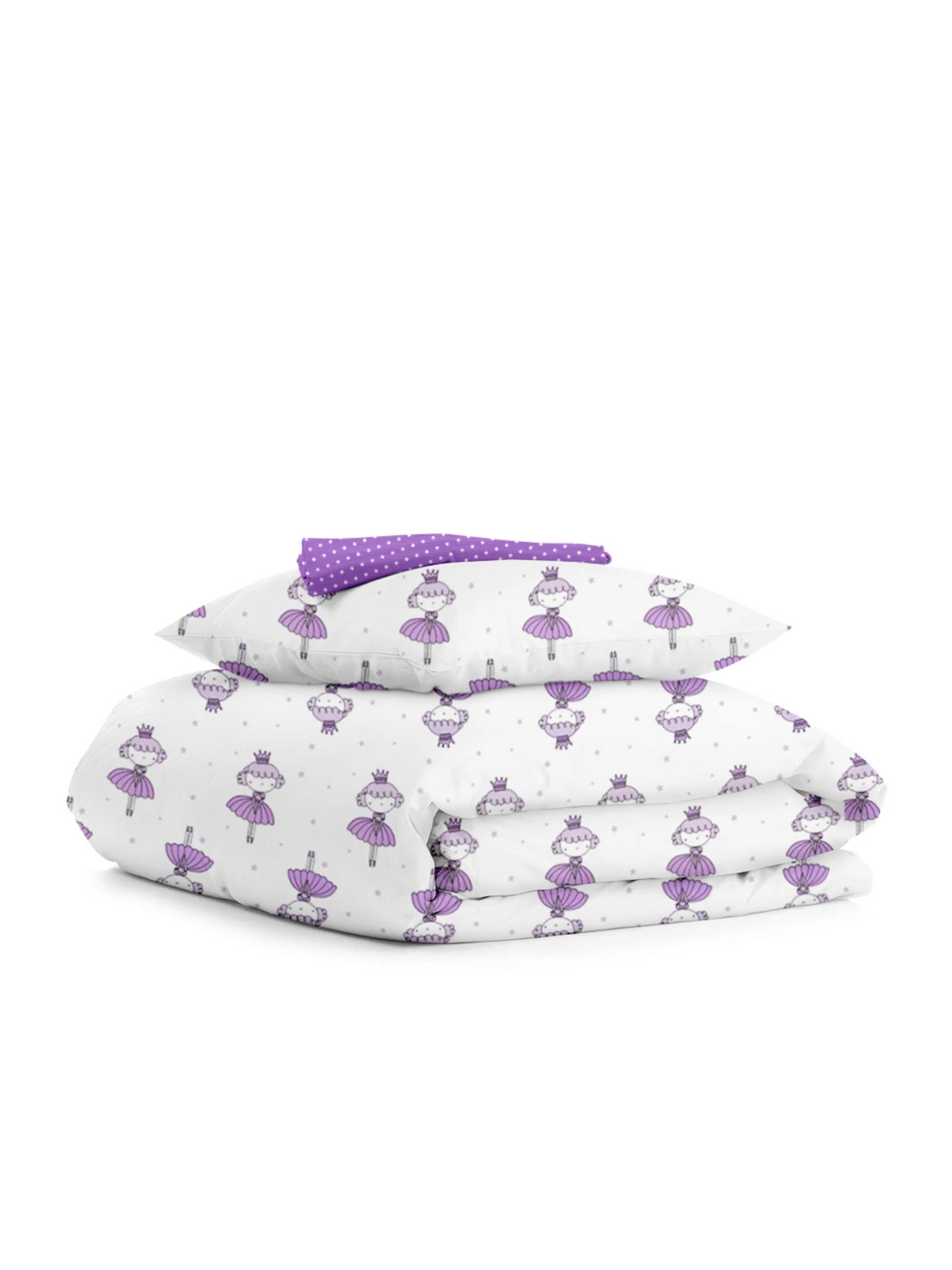 Детское постельное белье в кроватку PRINCESS Cosas модель PrincessVioletta_DropViolet_140 Детское постельное белье в кроватку PRINCESS Cosas модель PrincessVioletta_DropViolet_140 Фото