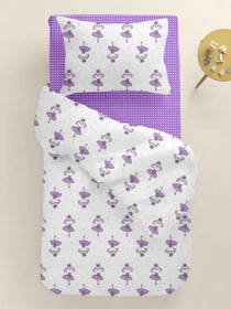 Детское постельное белье в кроватку PRINCESS Cosas модель PrincessVioletta_DropViolet_140 Фото