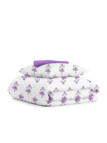 Детское постельное белье в кроватку PRINCESS Cosas модель PrincessVioletta_DropViolet_140 Фото