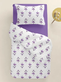 Детское постельное белье в кроватку PRINCESS Cosas модель PrincessVioletta_PlumLight48_140 Фото
