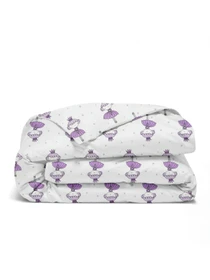 Детское постельное белье в кроватку PRINCESS Cosas модель PrincessVioletta_PlumLight48_140 Фото