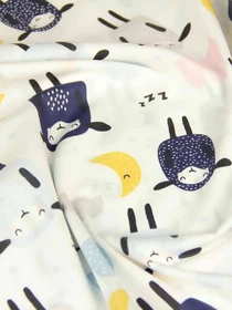 Детское постельное белье в кроватку SHEEPS Cosas модель SheepBlueSkyeyGrey_LightBlue58_140 Фото