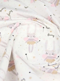 Дитяча постільна білизна в ліжечко FAIRY BUNNY Cosas модель BunnyFairy_Magnolia_140 Фото