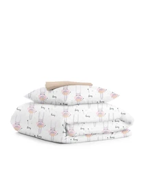 Дитяча постільна білизна в ліжечко FAIRY BUNNY Cosas модель BunnyFairy_Magnolia_140 Фото