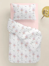 Дитяча постільна білизна в ліжечко FAIRY BUNNY Cosas модель BunnyFairy_Rose_140 Фото