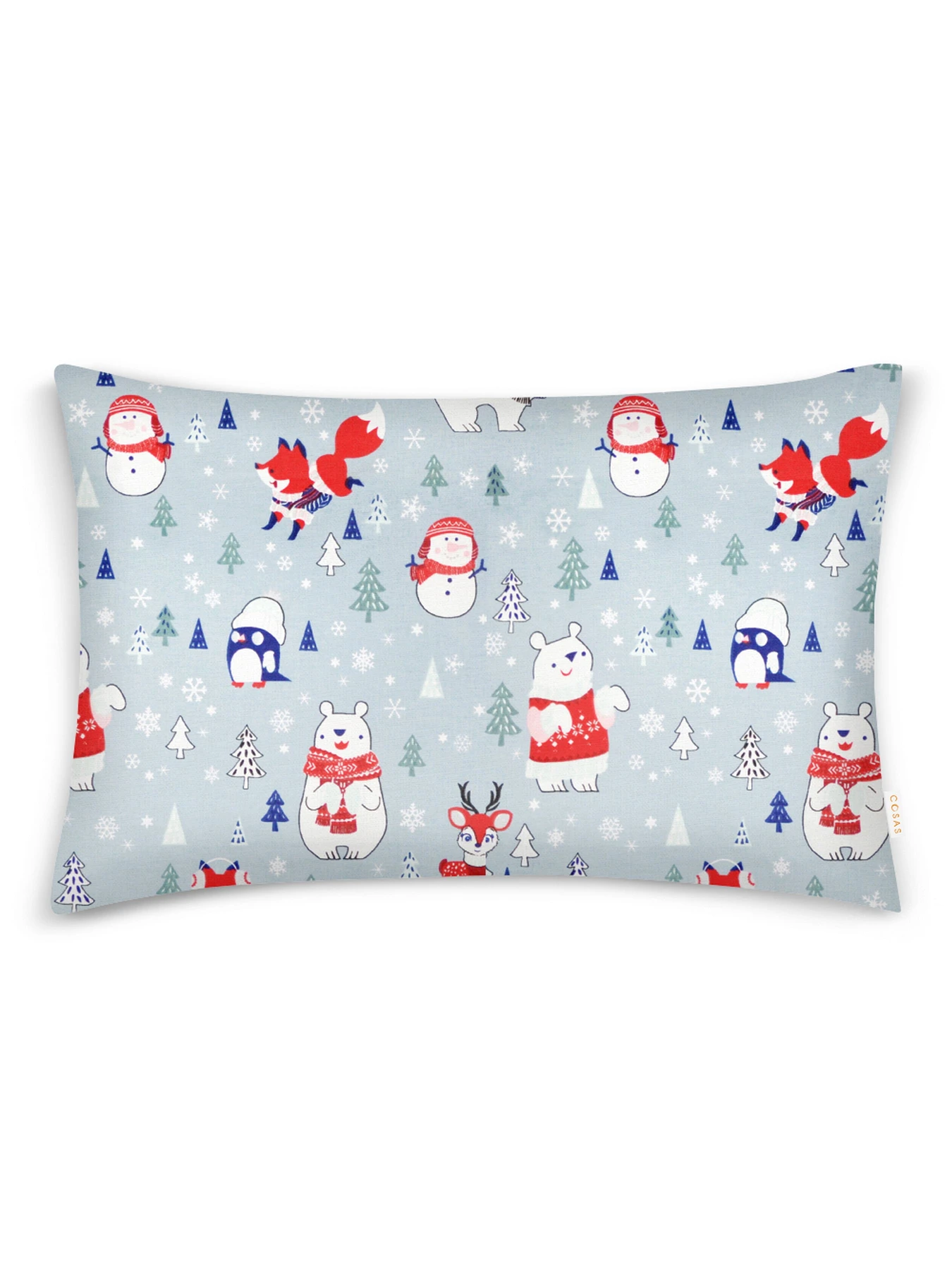 Детское постельное белье в кроватку ANIMALS Cosas модель AnimalsWinterGrey_LightBlue58_140 Детское постельное белье в кроватку ANIMALS Cosas модель AnimalsWinterGrey_LightBlue58_140 Фото