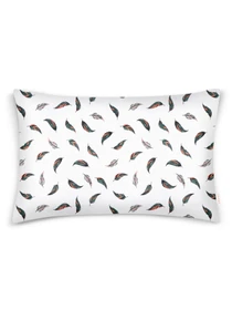 Дитяча постільна білизна в ліжечко FEATHER Cosas модель FeatherRedGrey_Grey52_140 Фото