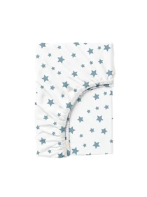 Детское постельное белье в кроватку WINTER ANIMALS Cosas модель AnimalsWinterGrey_StarLBlueWhite_140 Фото