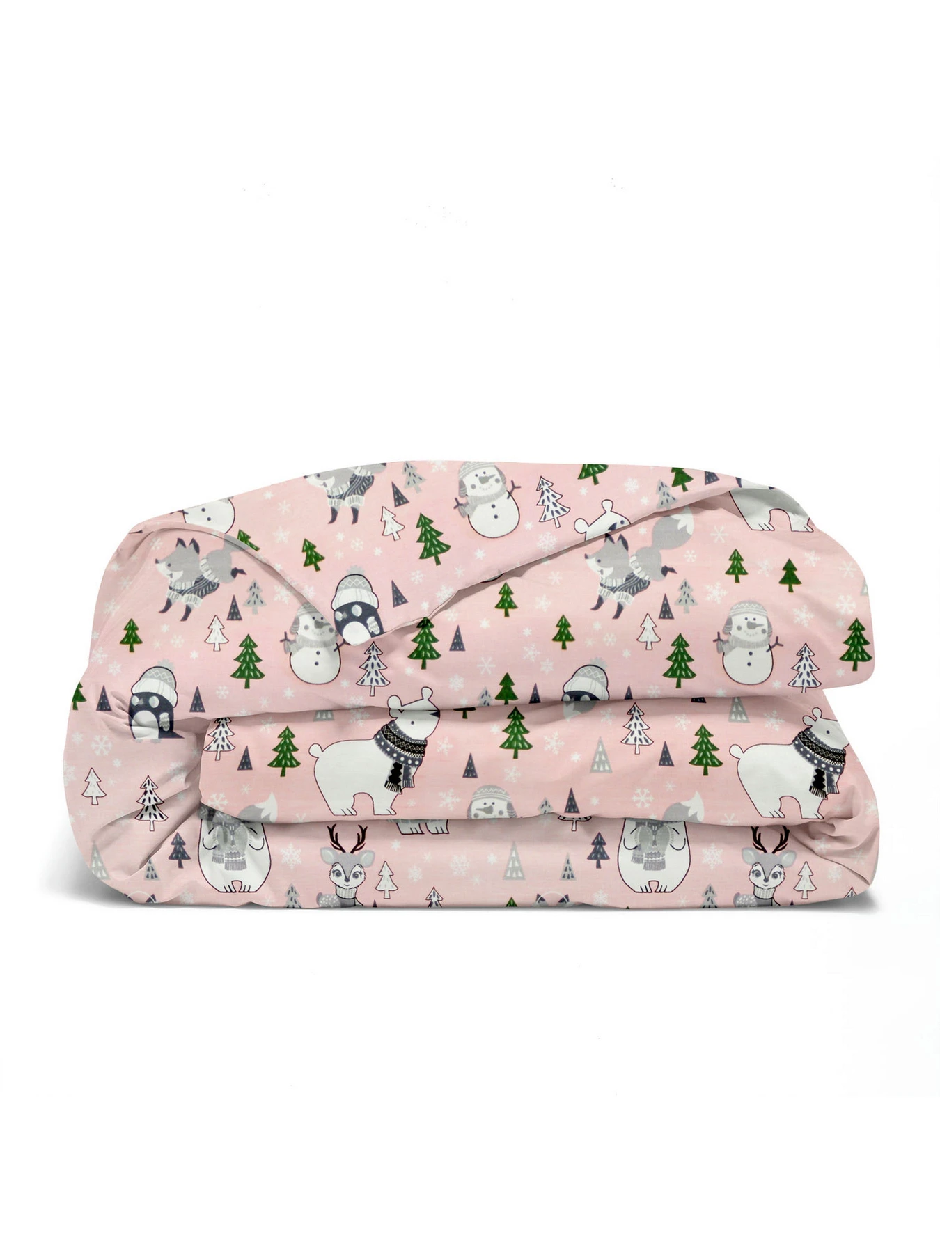 Детское постельное белье в кроватку WINTER ANIMALS Cosas модель AnimalsWinterRose_97Cherry_140 Детское постельное белье в кроватку WINTER ANIMALS Cosas модель AnimalsWinterRose_97Cherry_140 Фото