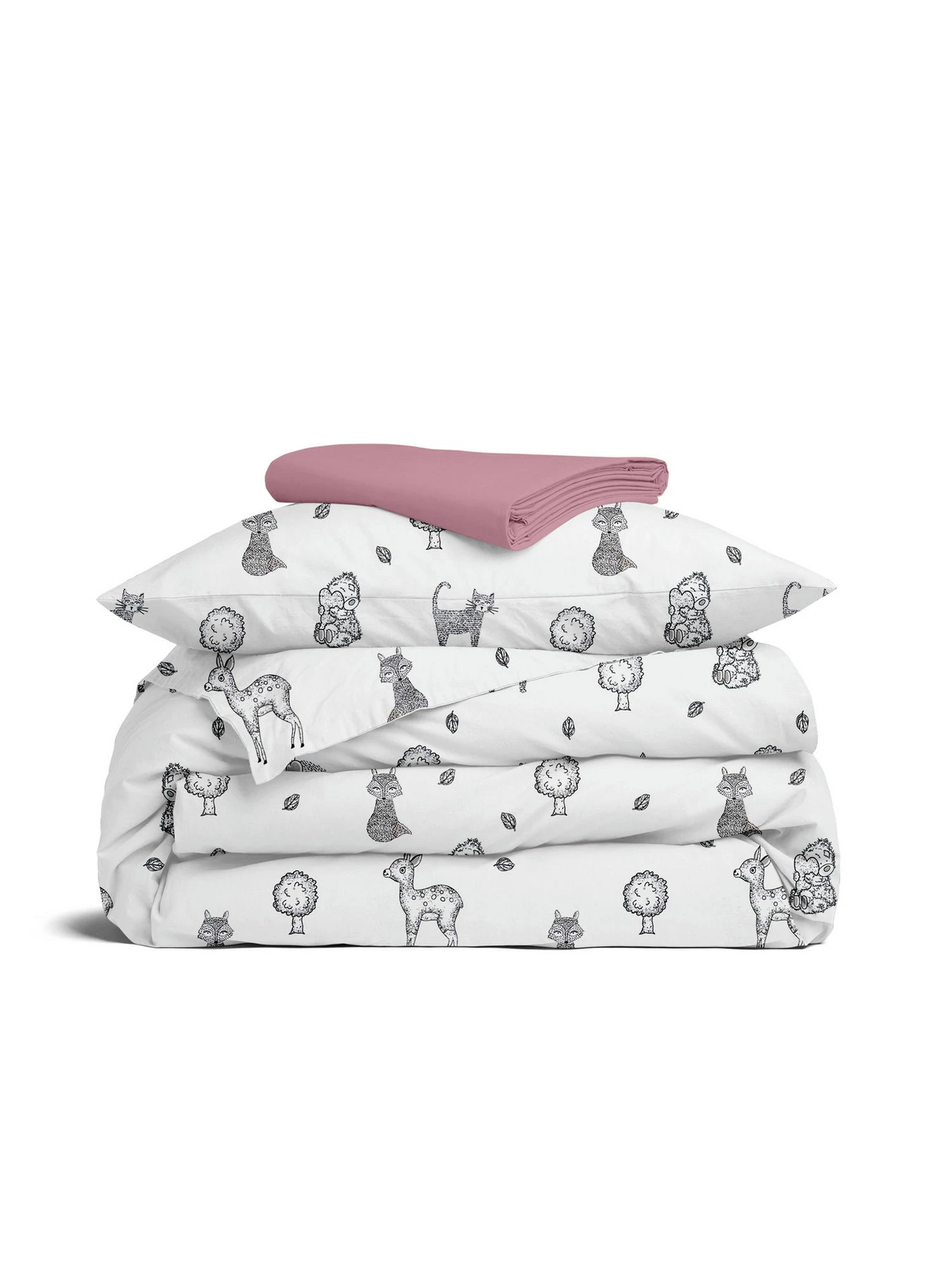 Детское постельное белье в кроватку WILD ANIMALS Cosas модель AnimalsWildGreyWhite_97Cherry_140 Детское постельное белье в кроватку WILD ANIMALS Cosas модель AnimalsWildGreyWhite_97Cherry_140 Фото