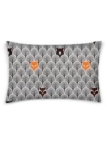 Детское постельное белье в кроватку WOOD ANIMALS Cosas модель BearsWoodGrey_98Cappuccino_140 Фото