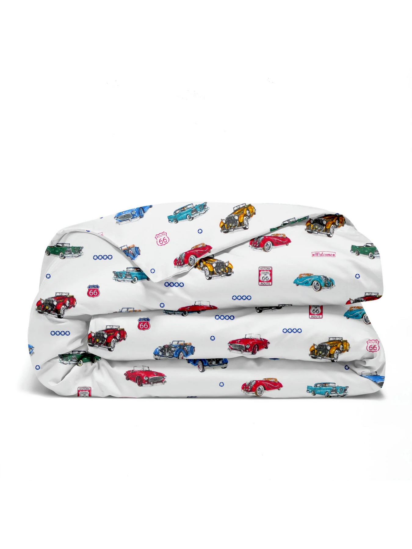 Детское постельное белье в кроватку RETRO CARS Cosas модель CarsRetroRoute66_El80-CellAshblue_140 Детское постельное белье в кроватку RETRO CARS Cosas модель CarsRetroRoute66_El80-CellAshblue_140 Фото