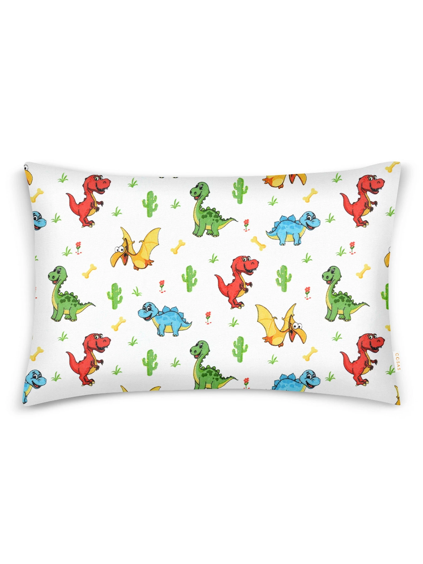 Дитяча постільна білизна в ліжечко COLORFUL DINO Cosas модель DinoBabyColor_11Honey_140 Фото