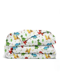 Дитяча постільна білизна в ліжечко COLORFUL DINO Cosas модель DinoBabyColor_11Honey_140 Фото