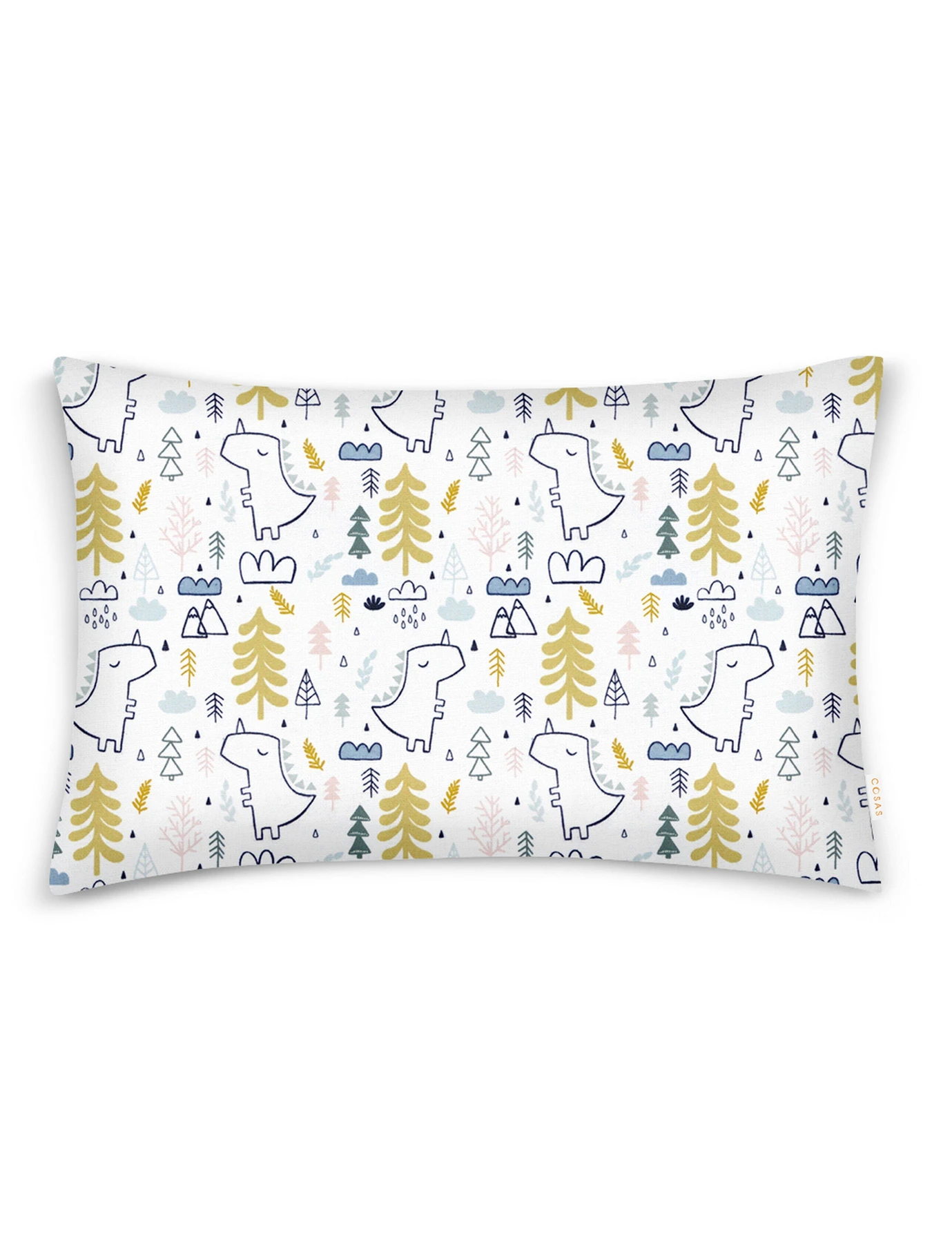 Дитяча постільна білизна в ліжечко DREAMING DINO Cosas модель DinoContourForest_58LBlue_140 Дитяча постільна білизна в ліжечко DREAMING DINO Cosas модель DinoContourForest_58LBlue_140 Фото