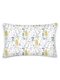 Дитяча постільна білизна в ліжечко DREAMING DINO Cosas модель DinoContourForest_58LBlue_140 Фото