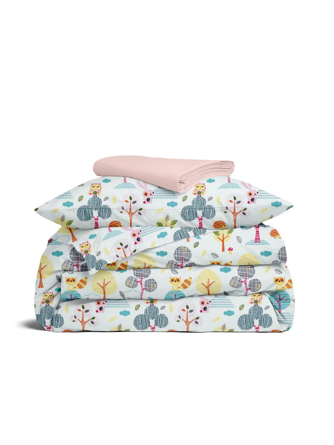Дитяча постільна білизна в ліжечко COLORFUL FOREST Cosas модель ForestPlumbagoColor_40Rose_140 Дитяча постільна білизна в ліжечко COLORFUL FOREST Cosas модель ForestPlumbagoColor_40Rose_140 Фото