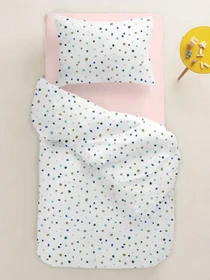 Детское постельное белье в кроватку COLOR BLOTS Cosas модель ColorBlotsV2_Rose_140 Фото