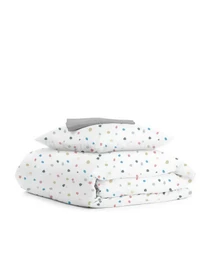 Детское постельное белье в кроватку COLORFUL BLOTS Cosas модель ColorBlots_Grey_140 Фото