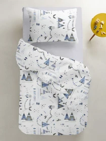 Дитяча постільна білизна в ліжечко DREAM WIGWAMS Cosas модель WigwamDream_Grey_140 Фото