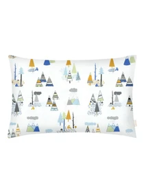 Детское постельное белье в кроватку FOREST WIGWAM Cosas модель WigwamForest_Grey_140 Фото
