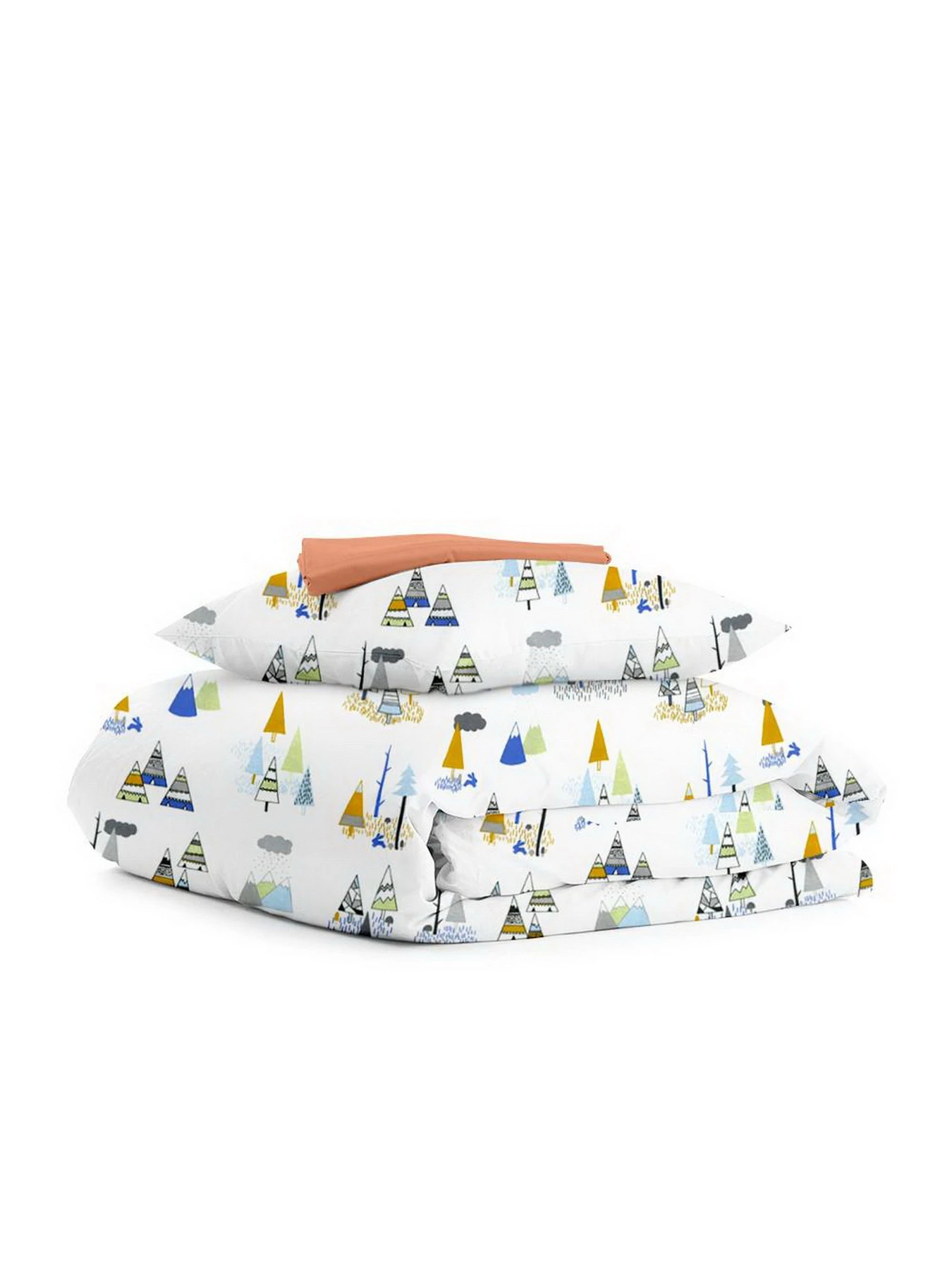 Дитяча постільна білизна в ліжечко FOREST WIGWAM Cosas модель WigwamForest_Terrakot_140 Фото