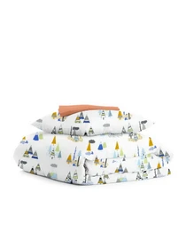 Дитяча постільна білизна в ліжечко FOREST WIGWAM Cosas модель WigwamForest_Terrakot_140 Фото