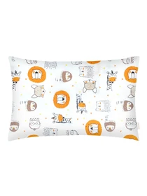 Детское постельное белье в кроватку LEO & GIRAFFE Cosas модель LeoGiraffeFox_Brown_140 Фото