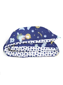 Детское постельное белье в кроватку LITTLE PRINCE Cosas модель LittlePrinceBlue_Starfall_140 Фото